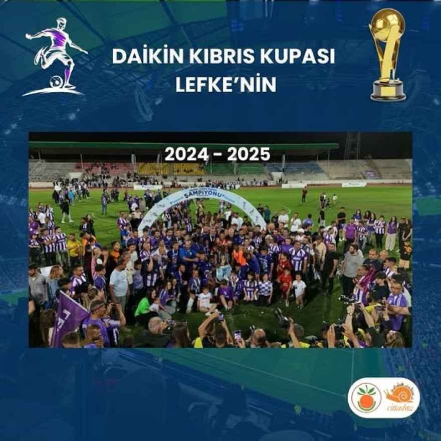 LEFKE TÜRK SPOR KULÜBÜ  FEDERASYON KUPASINI KAZANDI